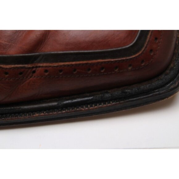 Mezlan Dress Shoes Oxfords Brown Leather Mens Lace Up 10 m - Picture 11 of 16